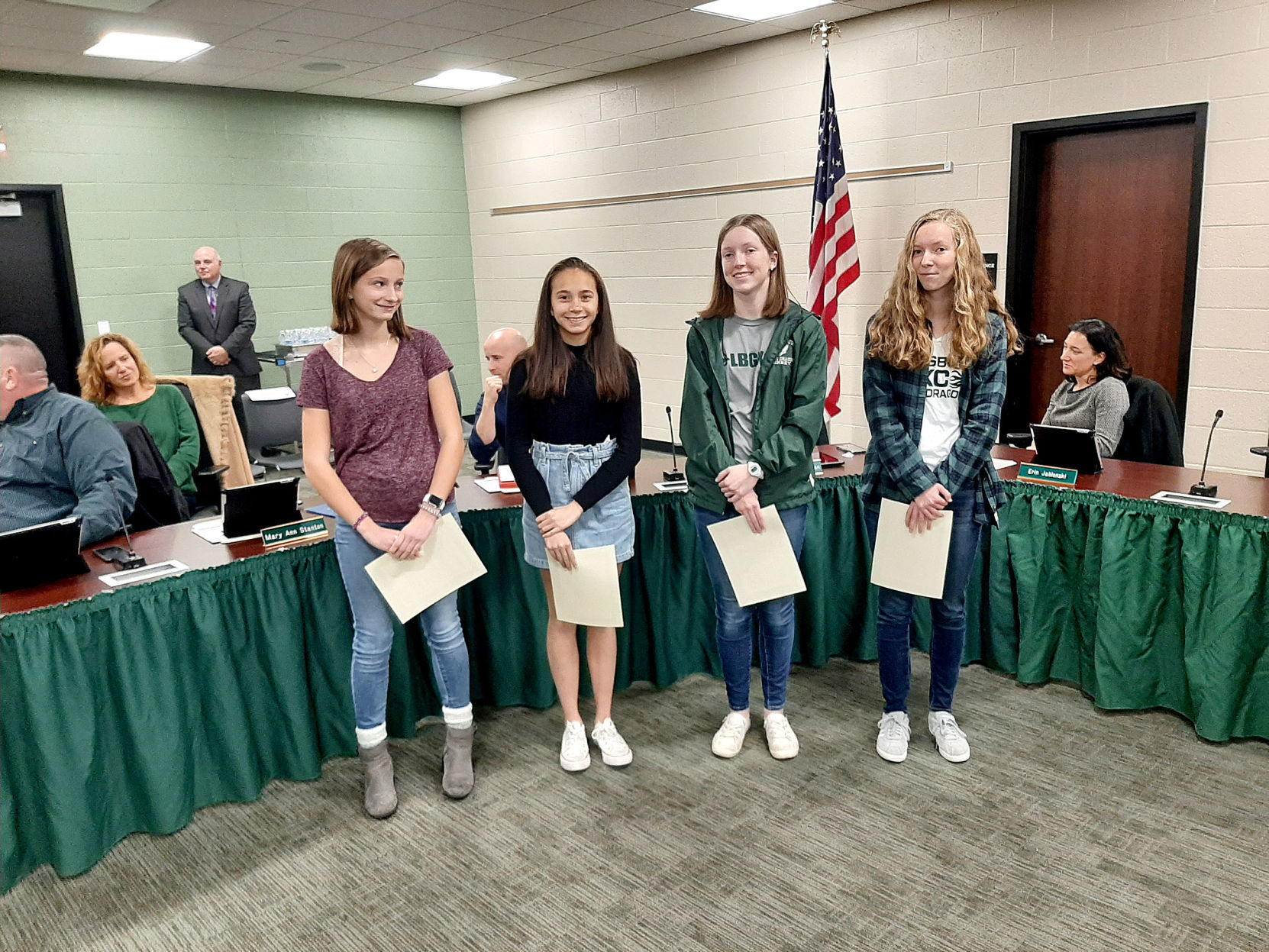 LASD honors girls cross country runners